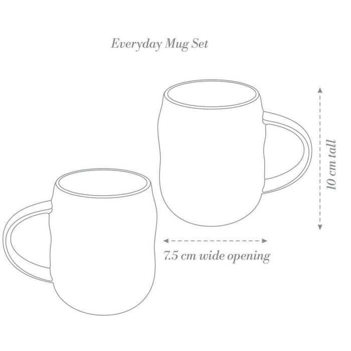 Angus & Celeste - Everyday Mugs - Set of 2 - Banksia