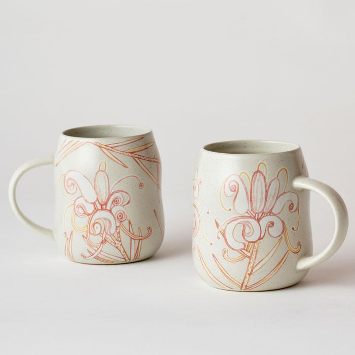 Angus & Celeste - Everyday Mugs - Set of 2 - Grevillea