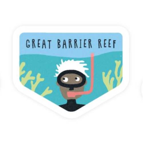Sunday Paper - Vinyl Sticker - Great Barrier Reef