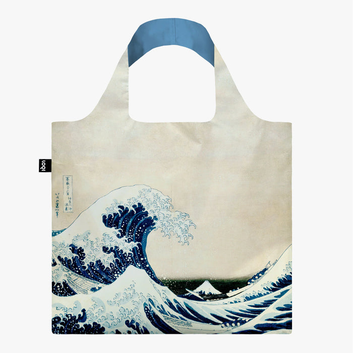 LOQI - Recycled Shopping Bag - Katsushika Hokusai - The Great Wave