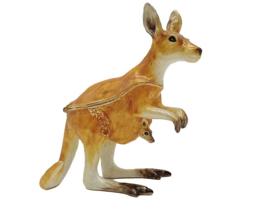 Cloisonne Collectible - jewellery box - Kangroo