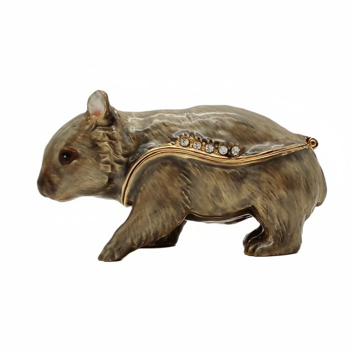 Cloisonne Collectible - jewellery box - Wombat
