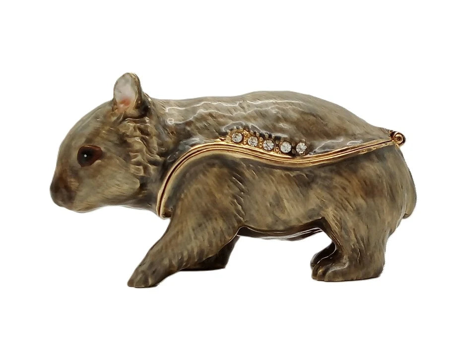 Cloisonne Collectible - jewellery box - Wombat