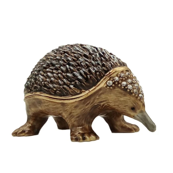 Cloisonne Collectible - jewellery box - Echidna