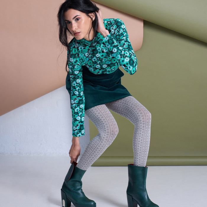 Tightology - Haptic - Organic Cotton Tights - Ash