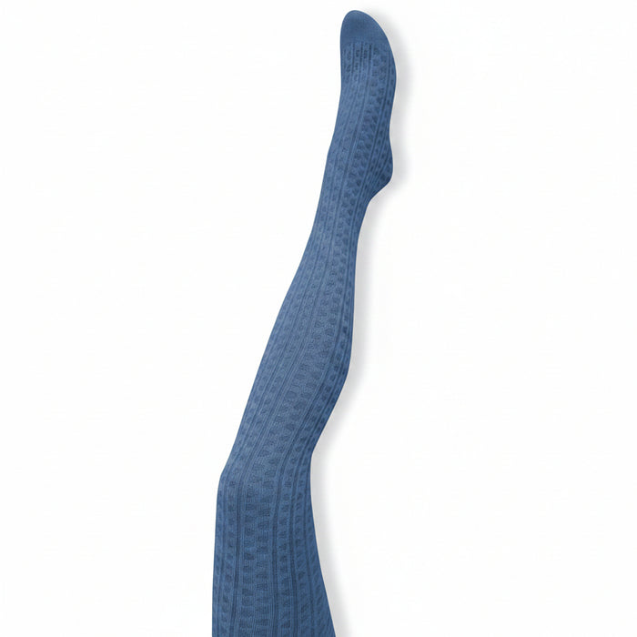 Tightology - Haptic - Organic Cotton Tights - Blue