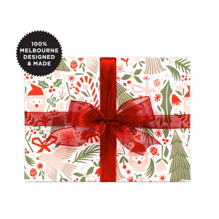 Inky Co - Christmas Matte Roll Wrap - Hygge