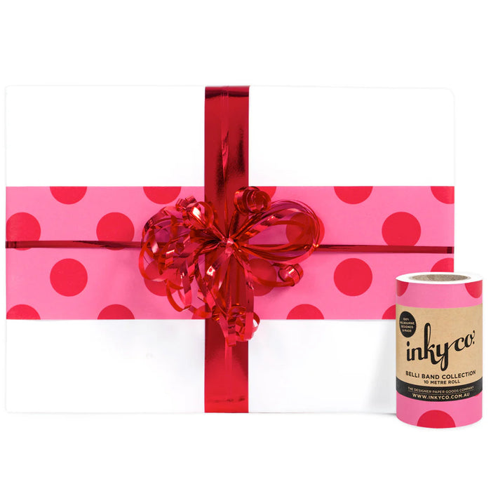 Inky Co - Belli Band - Large Dot Pink