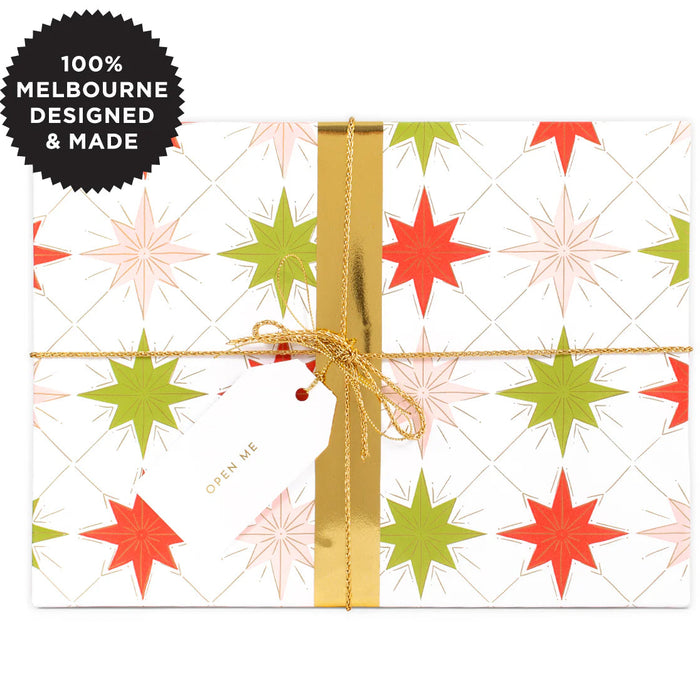 Inky Co - Christmas Matte Roll Wrap - Starry Night