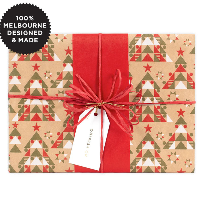Inky Co - Xmas Kraft Roll Wrap - Spirit