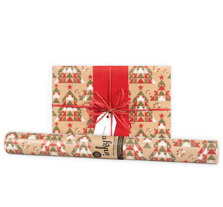 Inky Co - Xmas Kraft Roll Wrap - Spirit