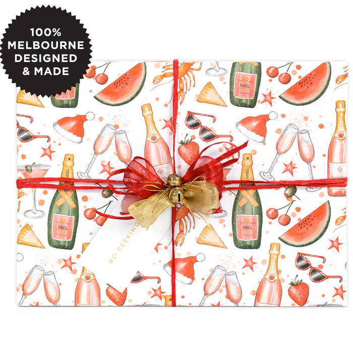 Inky Co - Christmas Matte Roll Wrap - Cheer