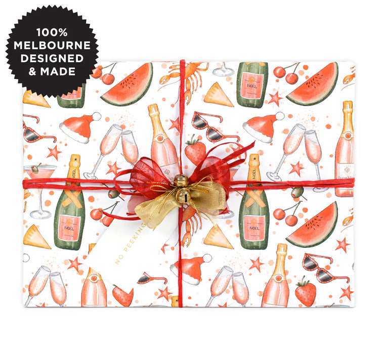 Inky Co - Christmas Matte Roll Wrap - Cheer