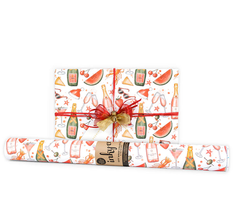 Inky Co - Christmas Matte Roll Wrap - Cheer