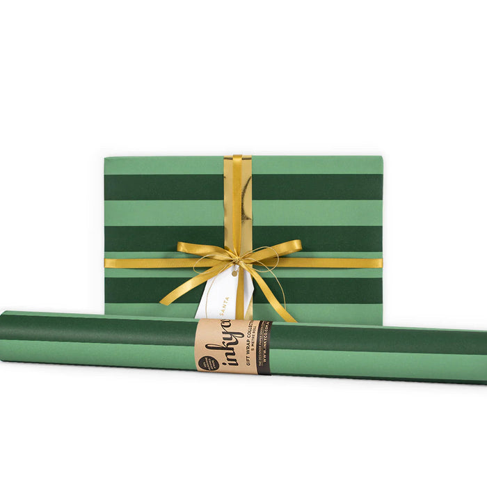 Inky Co - Matte Roll Wrap - Stripe Green