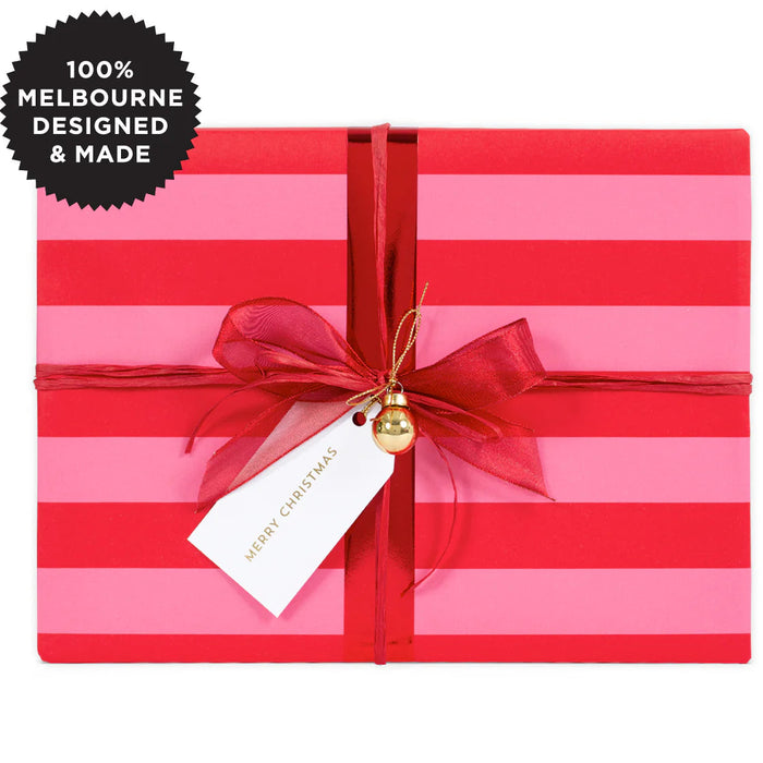 Inky Co - Matte Roll Wrap - Stripe Pink