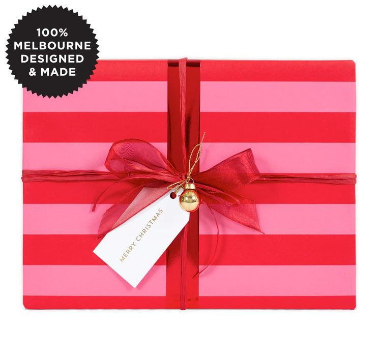 Inky Co - Matte Roll Wrap - Stripe Pink