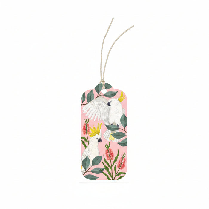 Negin Maddock - Gift Tag - Aussie Squawkers