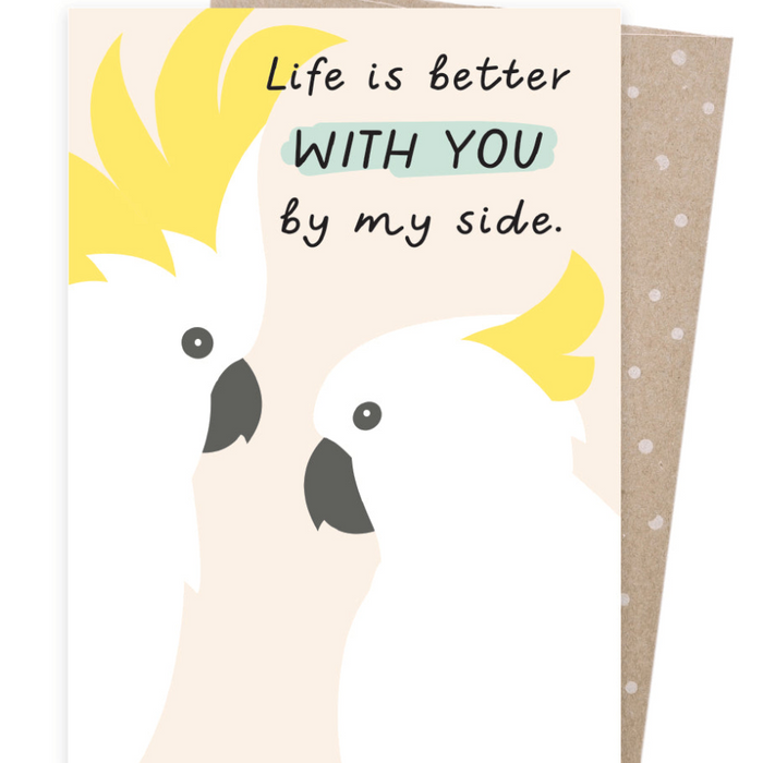 Earth Greetings - Greeting Card - By My Side