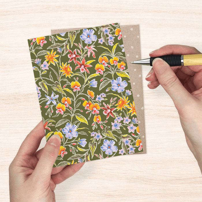 Jayne Branchflower - Greeting Card - Wildflower Wander