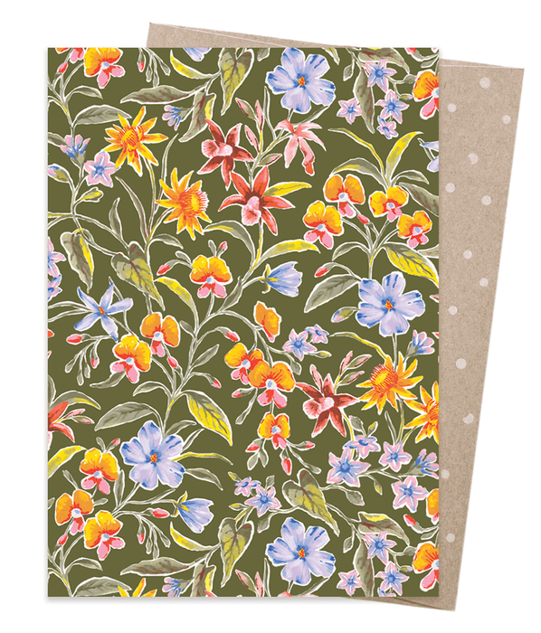 Jayne Branchflower - Greeting Card - Wildflower Wander