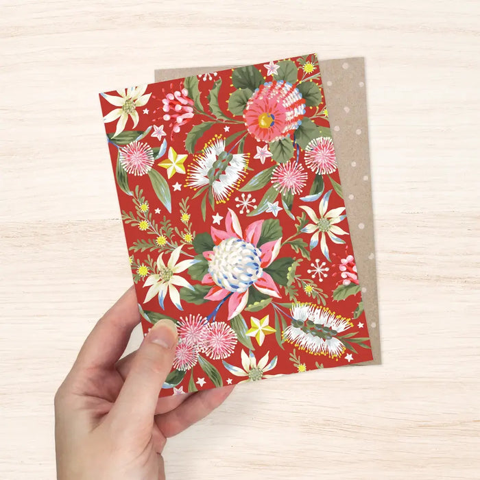 Jayne Branchflower - Christmas Card -  Floral