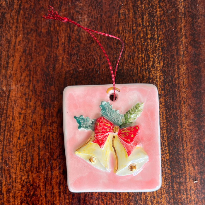 Teen Ceramic Christmas Rectangular Ornament