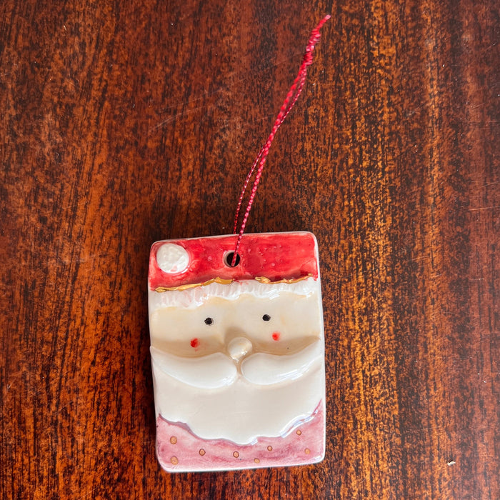 Teen Ceramic Christmas Rectangular Ornament