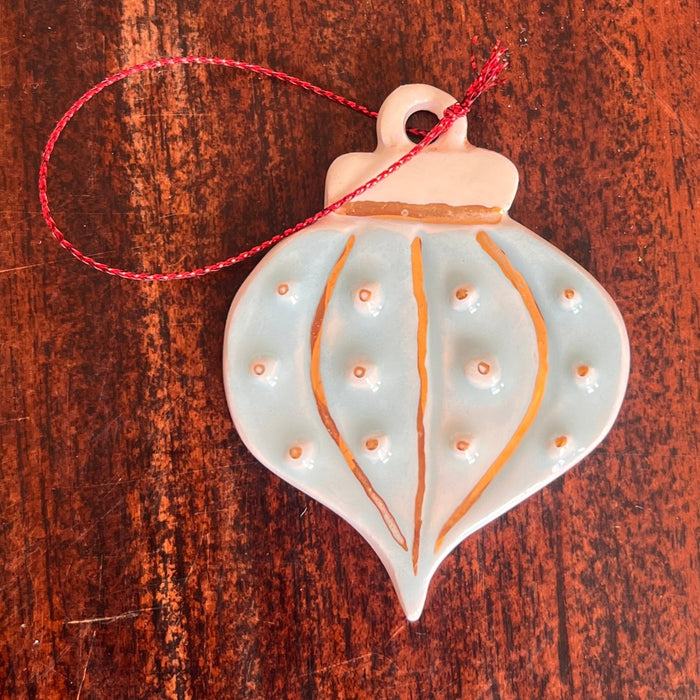 Teen Ceramic Christmas Tapered Ornament