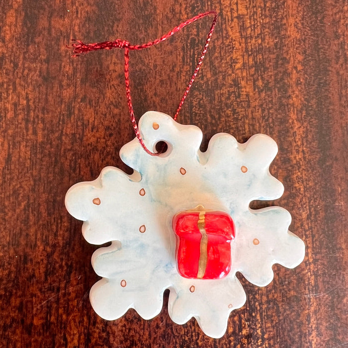 Teen Ceramic Christmas Snowflake Ornament