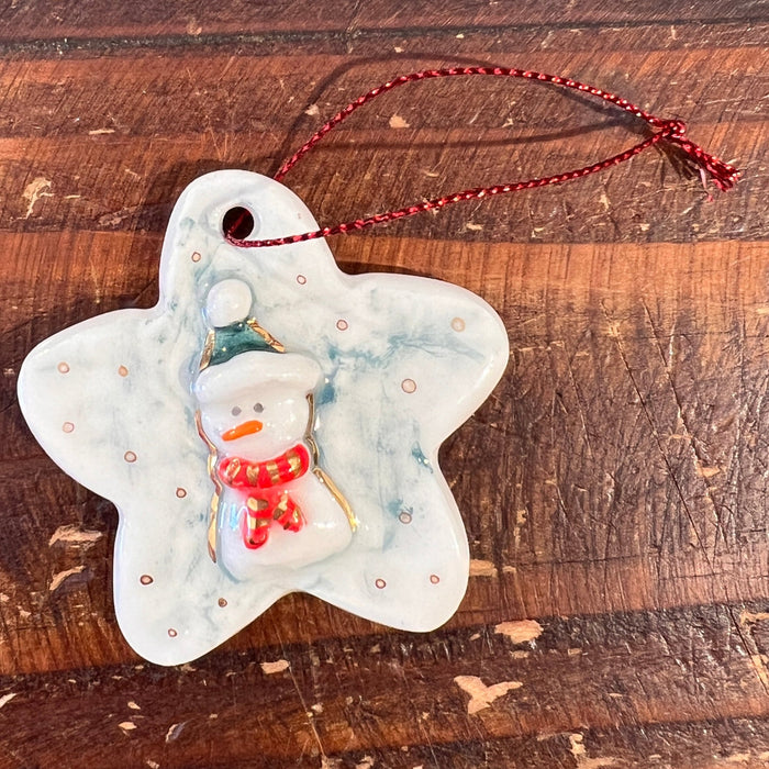 Teen Ceramic Christmas star Ornament