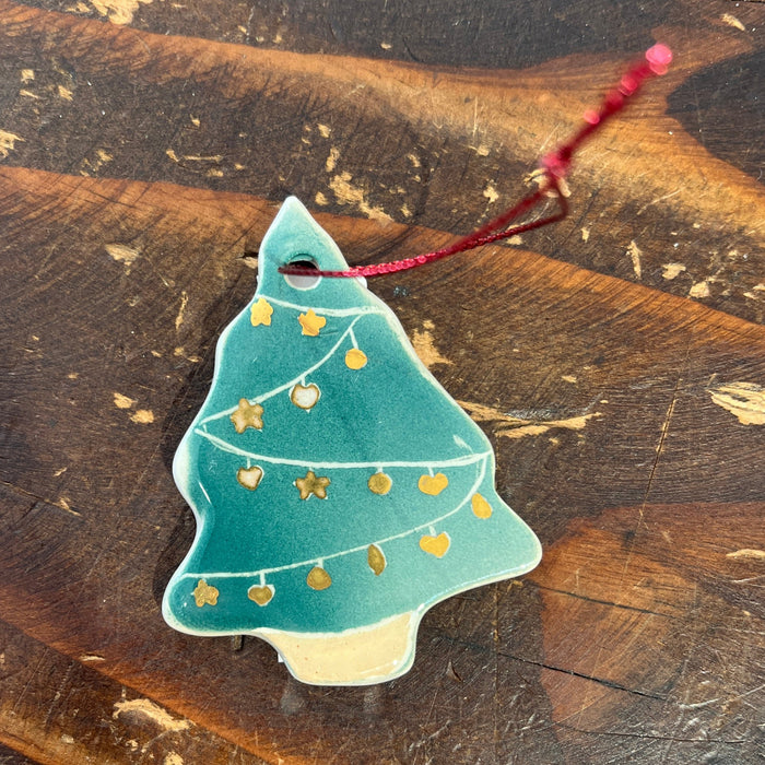 Teen Ceramic Christmas Tree Ornament