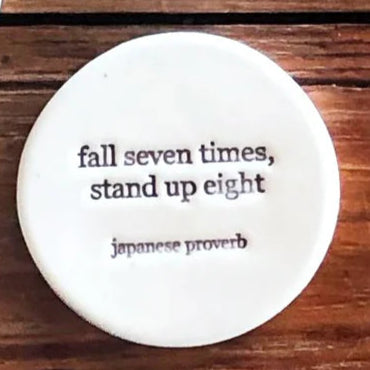 Paper Boat Press - Ceramic Round Magnet