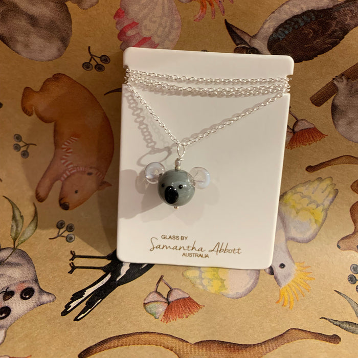 Samantha Abbott - Koala- GlassNecklace