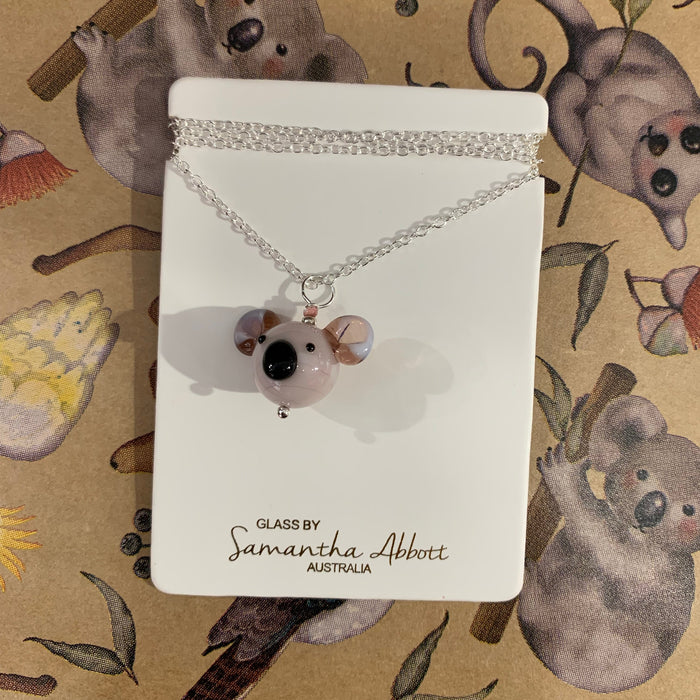 Samantha Abbott - Koala- GlassNecklace