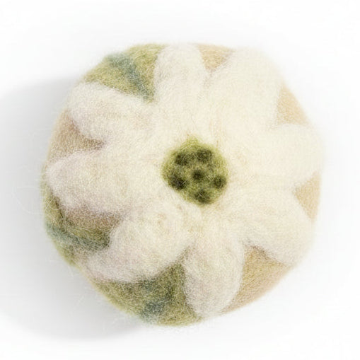 EcoMax - Wool Dryer Ball - Flannel Flower