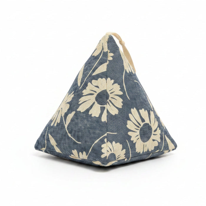 Handmade by Lynneke - Wheat & Lavender Door Stopper - Dandelion - Denim