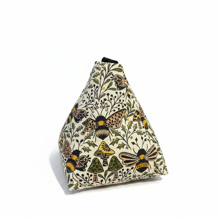 Handmade by Lynneke - Wheat & Lavender Door Stopper - Bee - Bronze