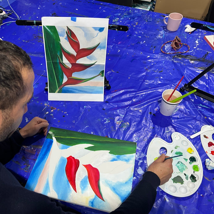 Sip & Paint, Painting Workshop, Georgia O’Keeffe