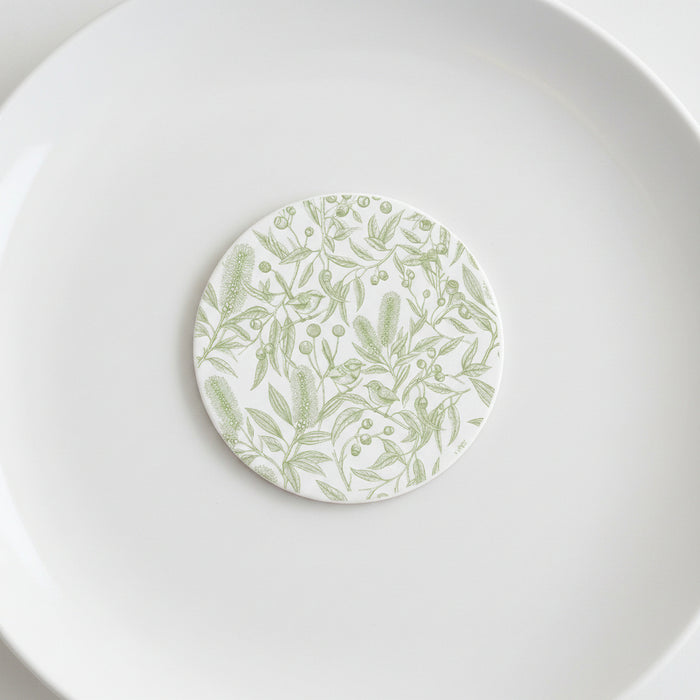 Banksia Blue - Coaster - Eucalyptus Song -Sage