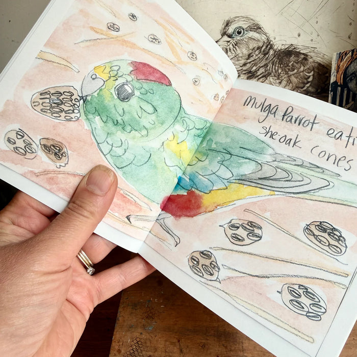 Trip to Gluepot  - Artist Minibook - Bridget Farmer