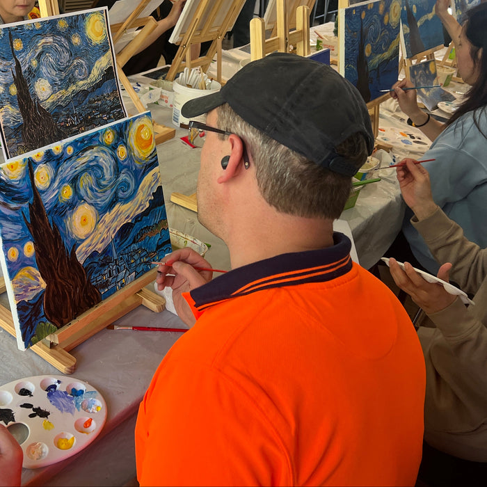 Sip & Paint, Painting Workshop, Van Gogh