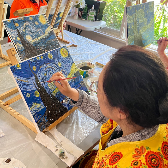 Sip & Paint, Painting Workshop, Van Gogh