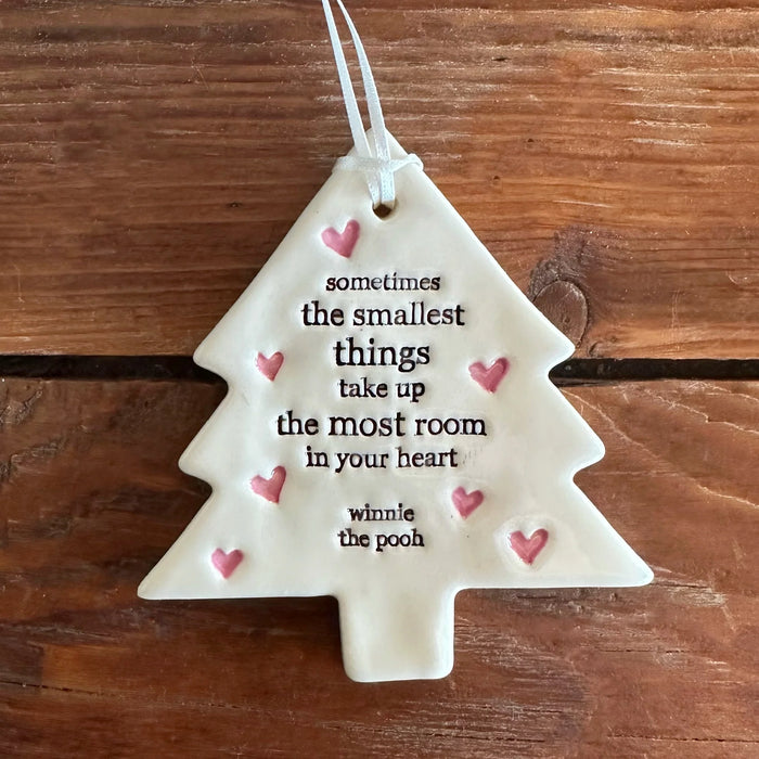 Paper Boat Press - Ceramic Ornament - Winnie the Pooh Tree - Sometimes