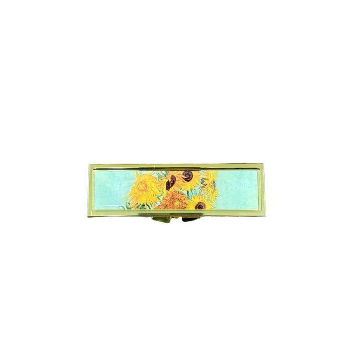 World Collection - 7 Day Pill Box - Van Gogh - Sunflowers