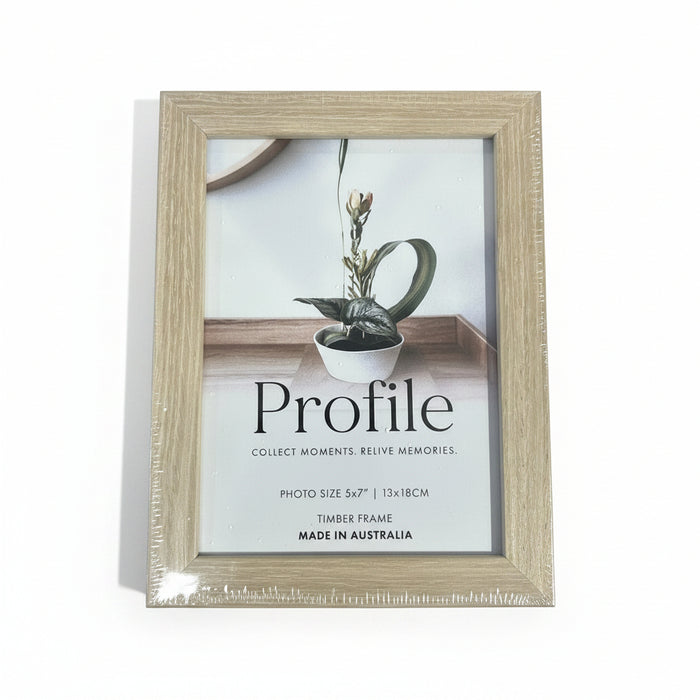 Profile - Deluxe Stone Ash Photo Frame - 5 x7"