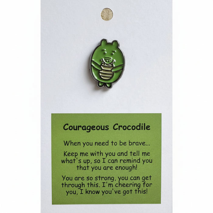 Little Joys - Pin - Courageous Crocodile