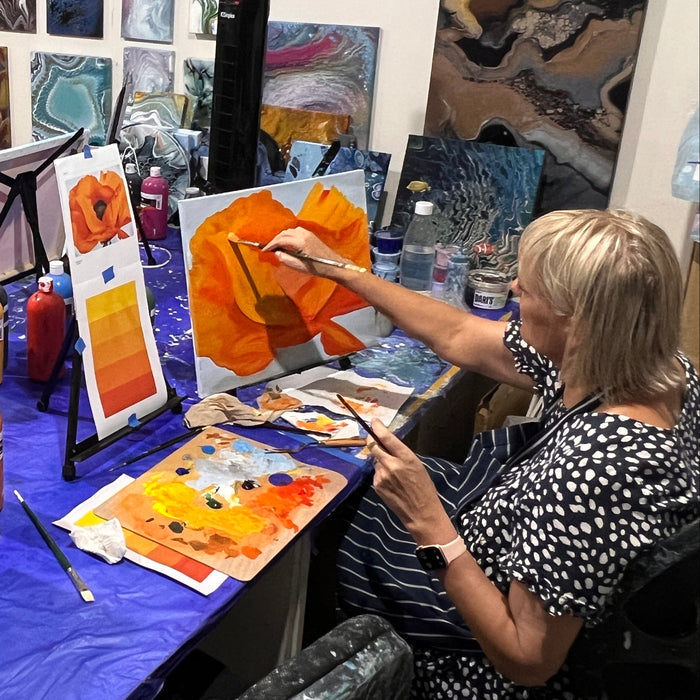 Painting Workshop, 4-week Painting, Bloom Painting