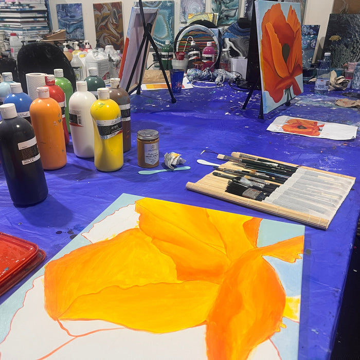 Painting Workshop, 4-week Painting, Bloom Painting