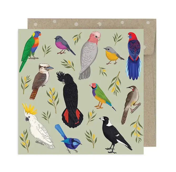 Negin Maddock - Mini Card -Iconic Bird of Australia